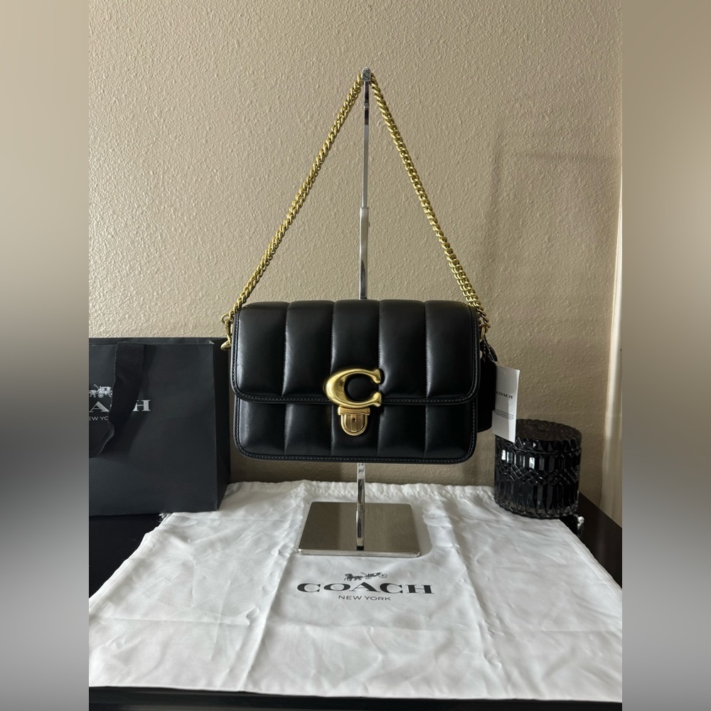 Coach Studio Shoulder Bag With Quilting